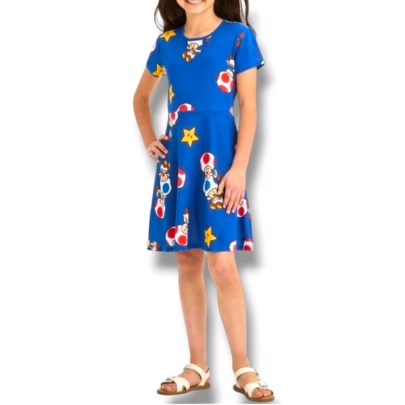 Nintendo Super Mario Toad & Friends Dress - Size Small - Picture 9 of 10